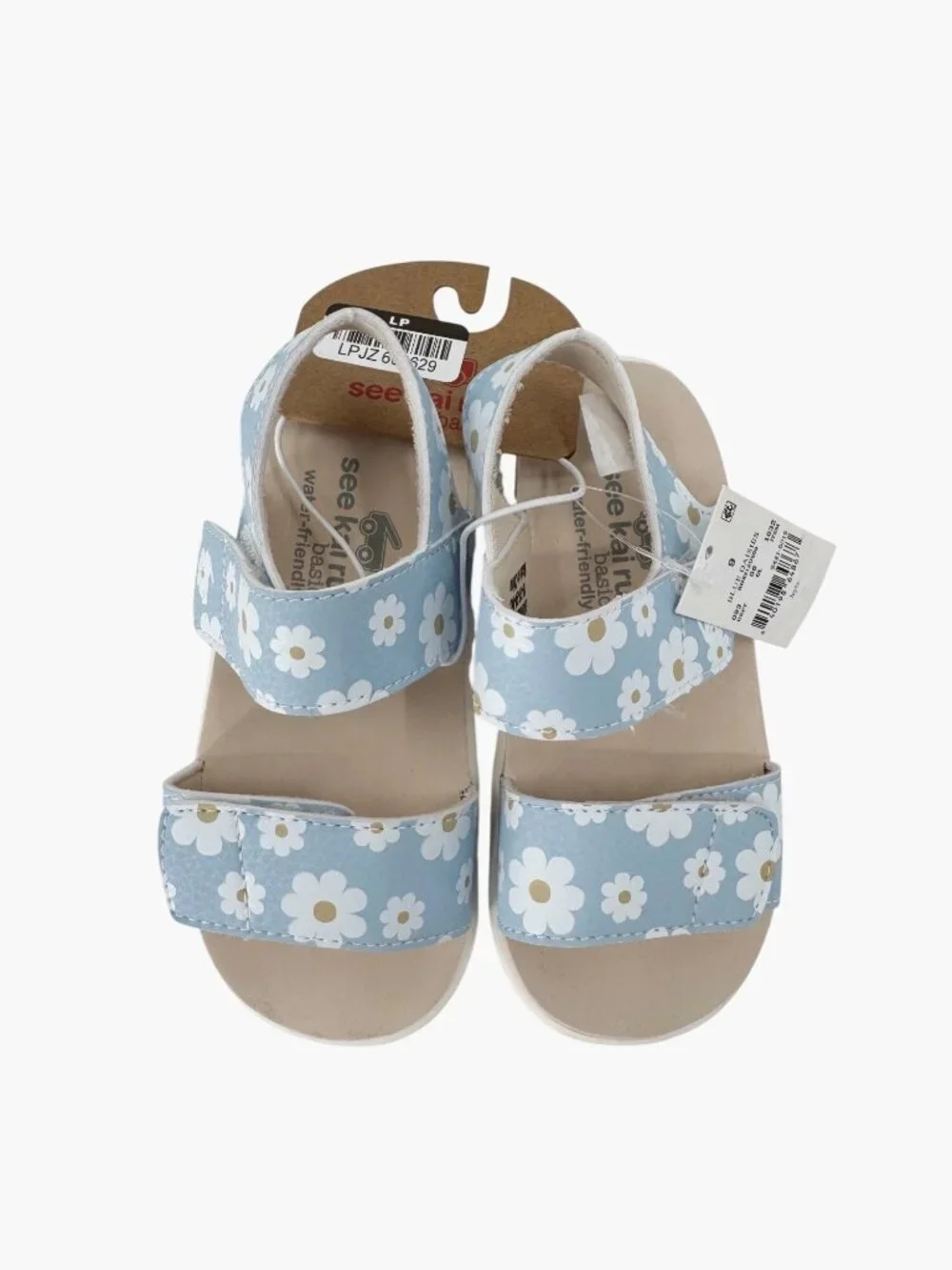 NEW See Kai Run Basics Toddler Jaylen Sandals - Blue Daisies